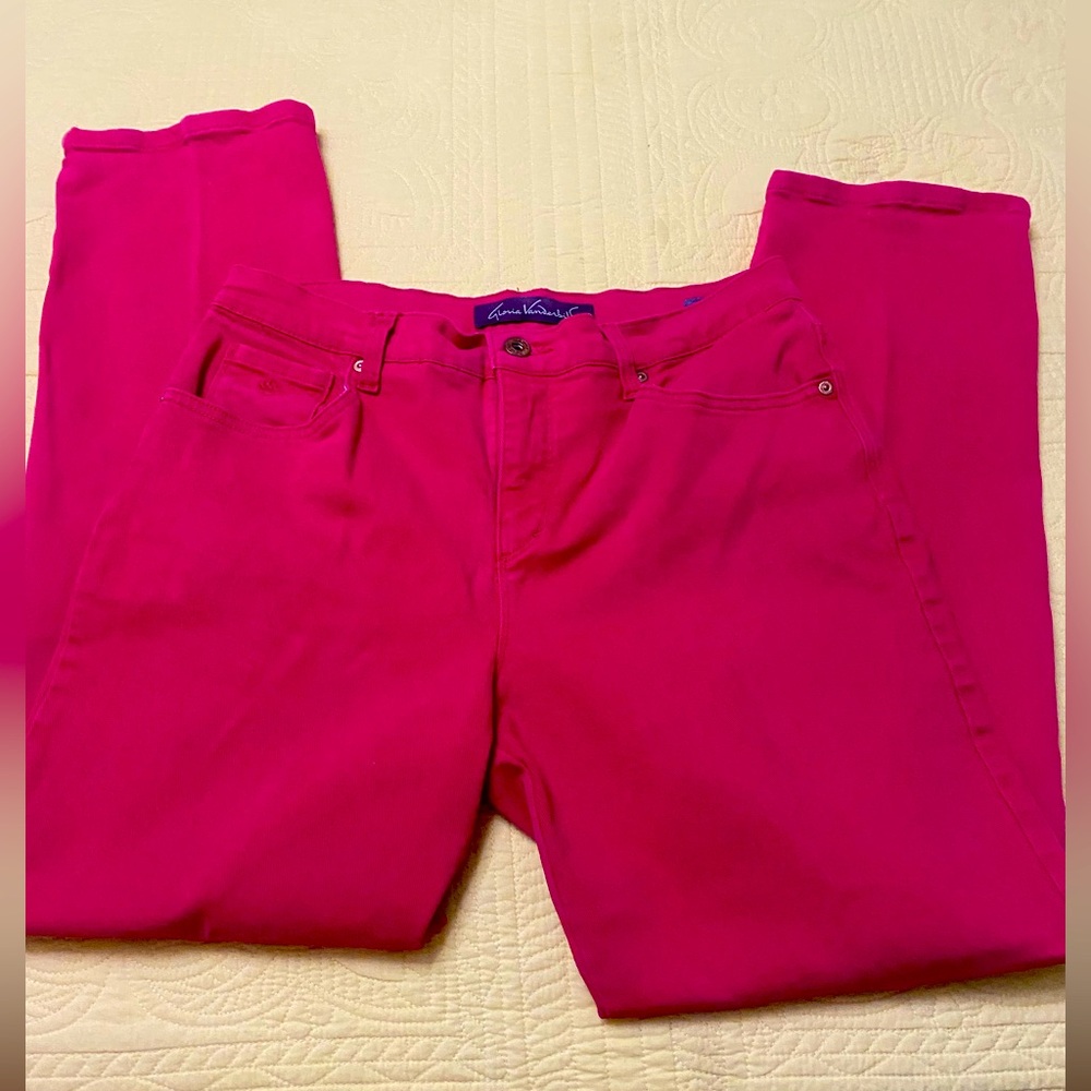 Gloria Vanderbilt Amanda Fit Cherry RedPants.